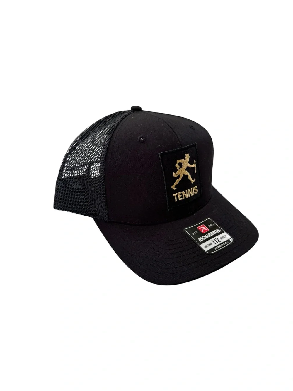 NWT Wake Forest Tennis ACC Richardson 1112 Trucker Hat Black Snap Back